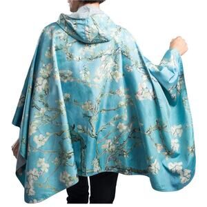 Rain Caper Van Gogh Almond Blossom Women's Rain Cape